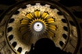 The Dome of the Anastasis and the silhouette of the aedicule